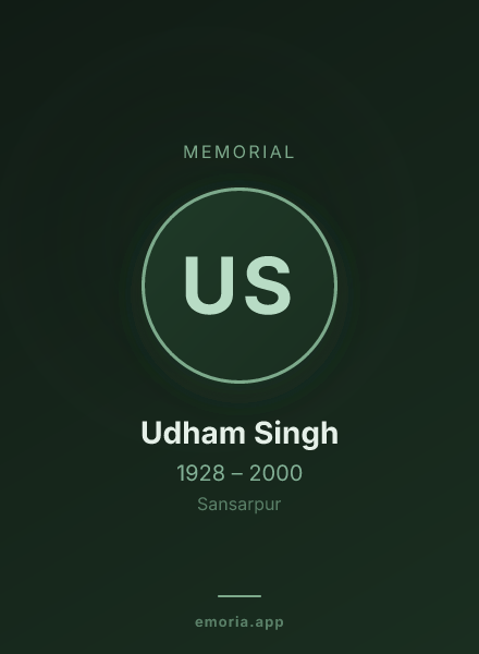 Memorial portrait of Udham Singh