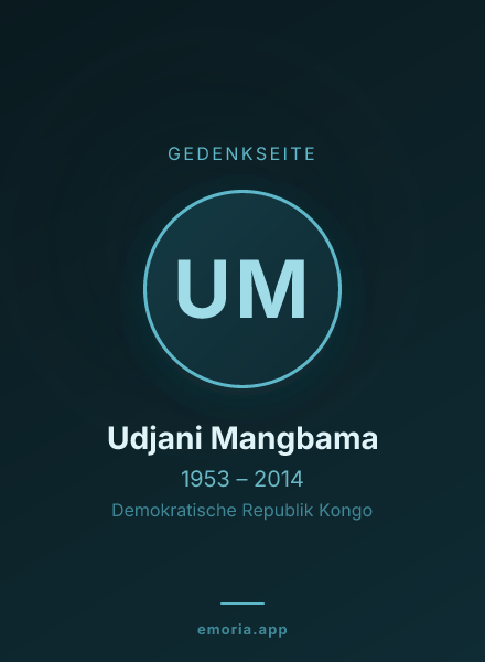Gedenkportrait von Udjani Mangbama