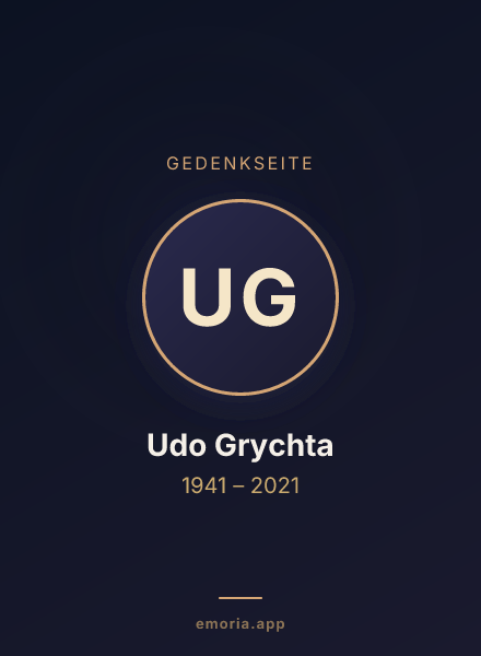 Gedenkportrait von Udo Grychta