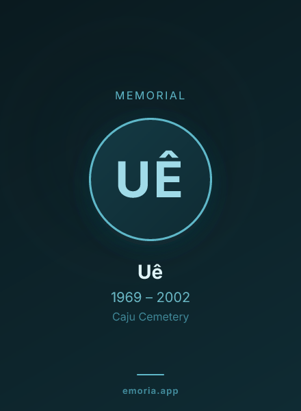 Memorial portrait of Uê