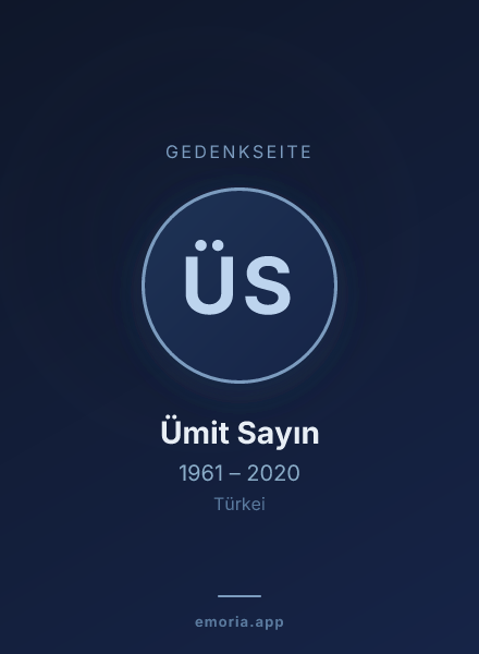 Gedenkportrait von Ümit Sayın