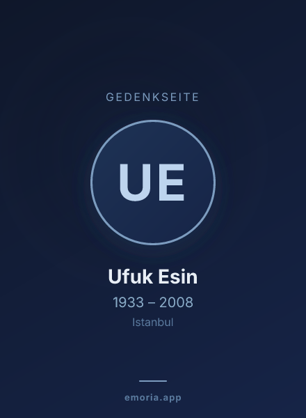 Gedenkportrait von Ufuk Esin