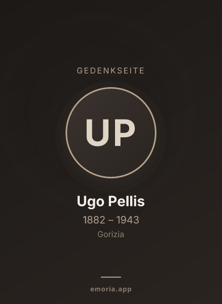 Gedenkportrait von Ugo Pellis