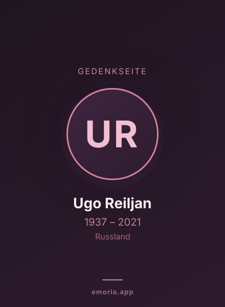 Gedenkportrait von Ugo Reiljan
