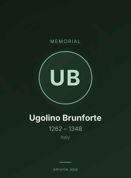 Memorial portrait of Ugolino Brunforte