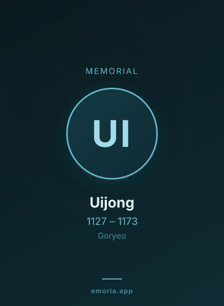 Memorial portrait of Uijong