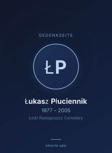 Gedenkportrait von Łukasz Płuciennik
