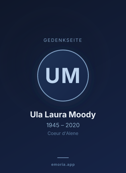 Gedenkportrait von Ula Laura Moody