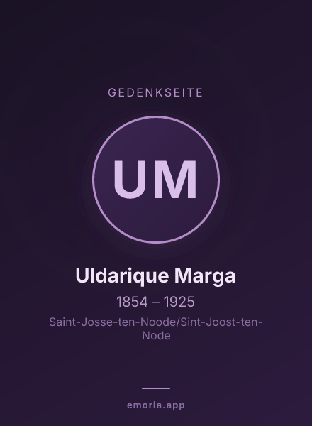Gedenkportrait von Uldarique Marga