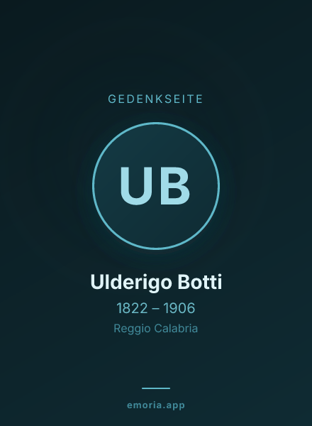 Gedenkportrait von Ulderigo Botti