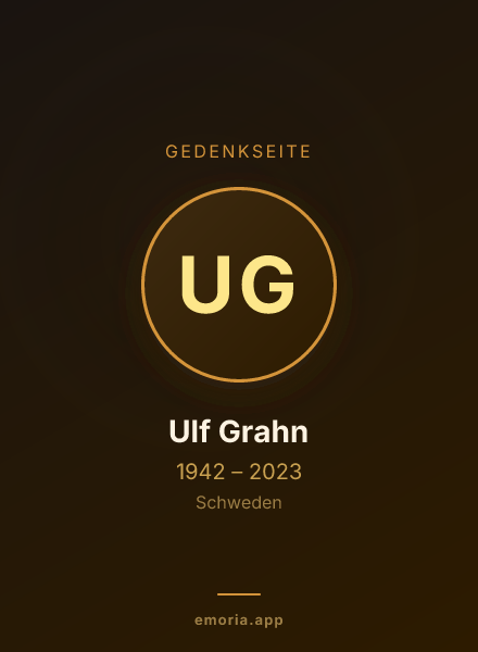 Gedenkportrait von Ulf Grahn
