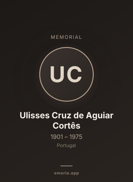 Memorial portrait of Ulisses Cruz de Aguiar Cortês