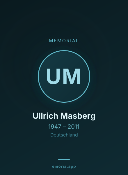 Memorial portrait of Ullrich Masberg