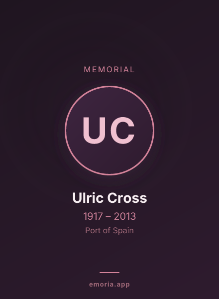 Memorial portrait of Ulric Cross