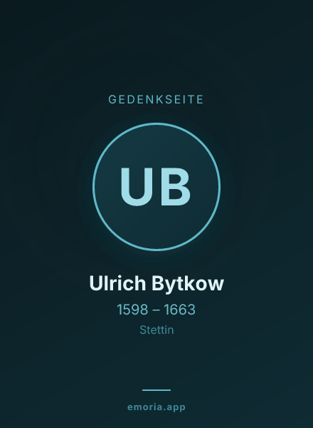 Gedenkportrait von Ulrich Bytkow
