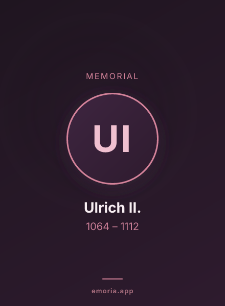 Memorial portrait of Ulrich II.