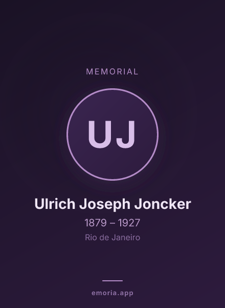Memorial portrait of Ulrich Joseph Joncker