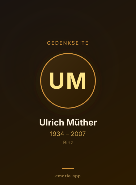 Gedenkportrait von Ulrich Müther