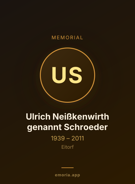 Memorial portrait of Ulrich Neißkenwirth genannt Schroeder