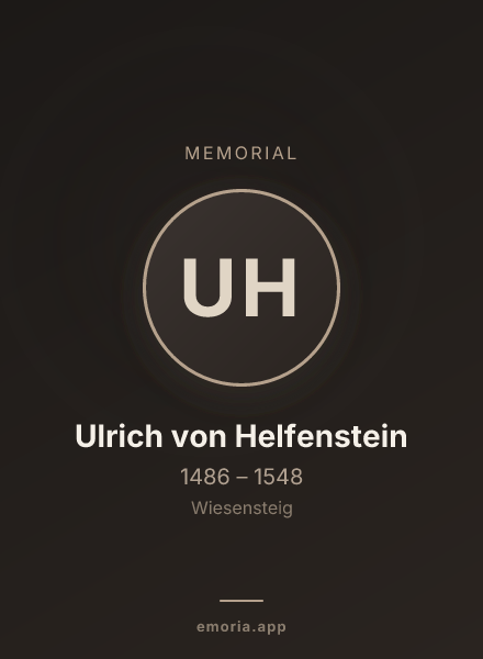 Memorial portrait of Ulrich von Helfenstein
