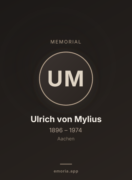 Memorial portrait of Ulrich von Mylius