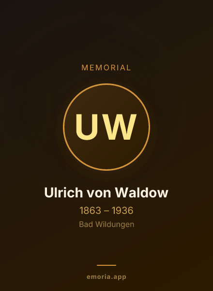 Memorial portrait of Ulrich von Waldow