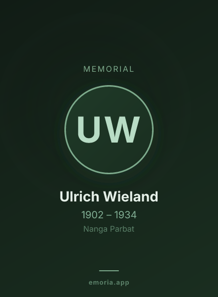 Memorial portrait of Ulrich Wieland