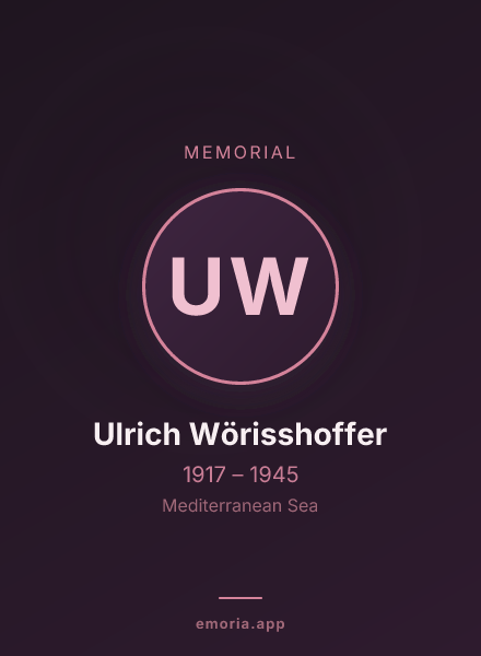 Memorial portrait of Ulrich Wörisshoffer