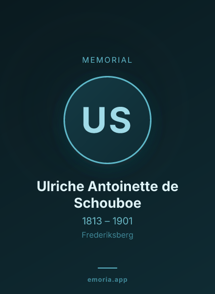Memorial portrait of Ulriche Antoinette de Schouboe