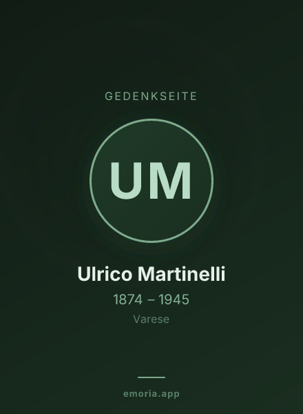 Gedenkportrait von Ulrico Martinelli