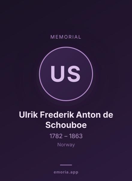 Memorial portrait of Ulrik Frederik Anton de Schouboe