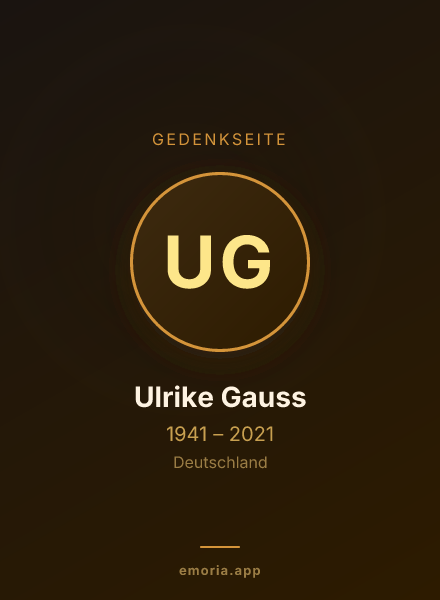 Gedenkportrait von Ulrike Gauss