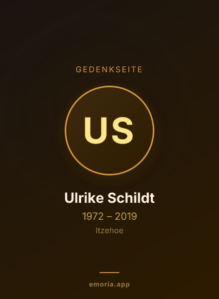 Gedenkportrait von Ulrike Schildt