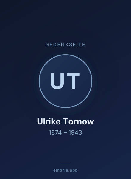 Gedenkportrait von Ulrike Tornow