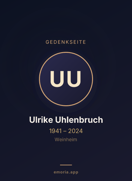 Gedenkportrait von Ulrike Uhlenbruch