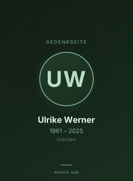 Gedenkportrait von Ulrike Werner