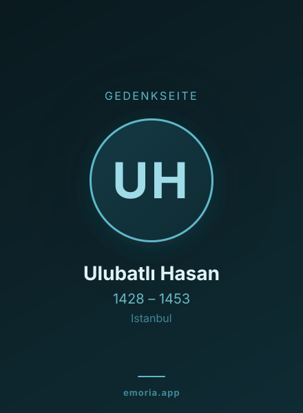 Gedenkportrait von Ulubatlı Hasan
