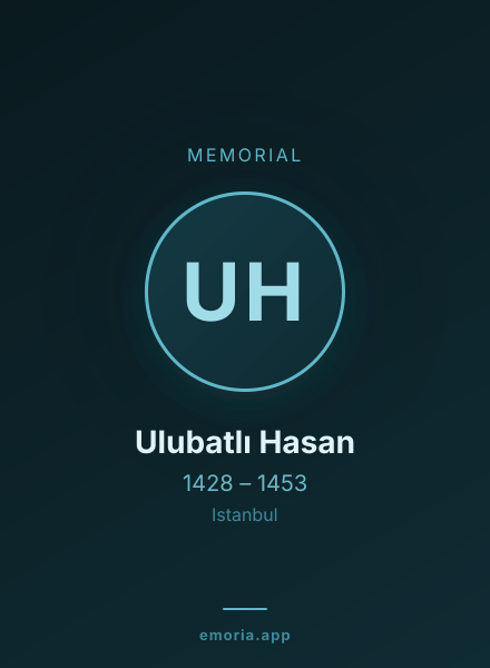 Memorial portrait of Ulubatlı Hasan