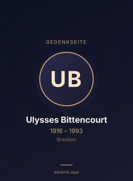 Gedenkportrait von Ulysses Bittencourt