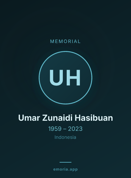 Memorial portrait of Umar Zunaidi Hasibuan