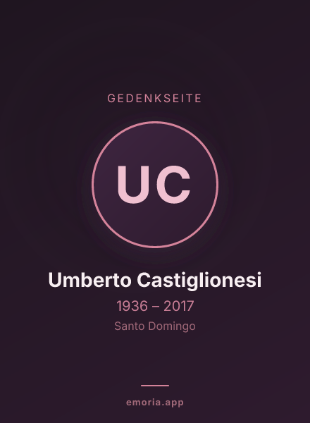 Gedenkportrait von Umberto Castiglionesi