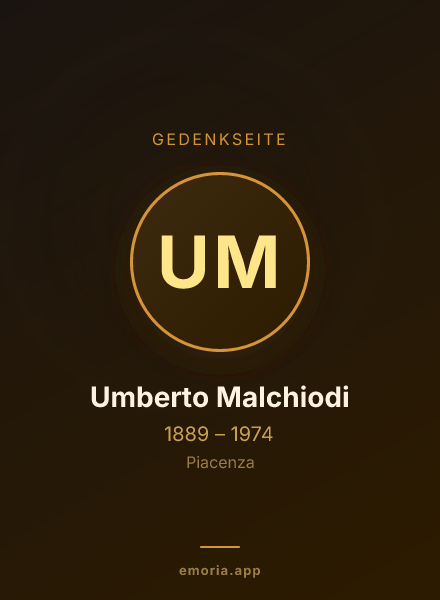 Gedenkportrait von Umberto Malchiodi