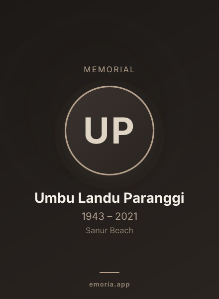 Memorial portrait of Umbu Landu Paranggi