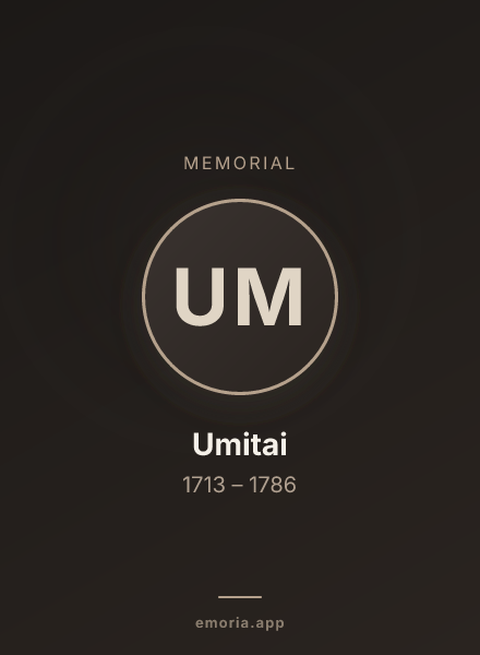 Memorial portrait of Umitai