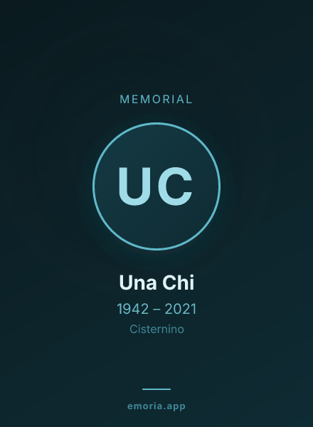Memorial portrait of Una Chi