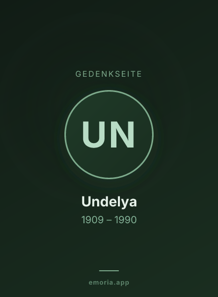 Gedenkportrait von Undelya