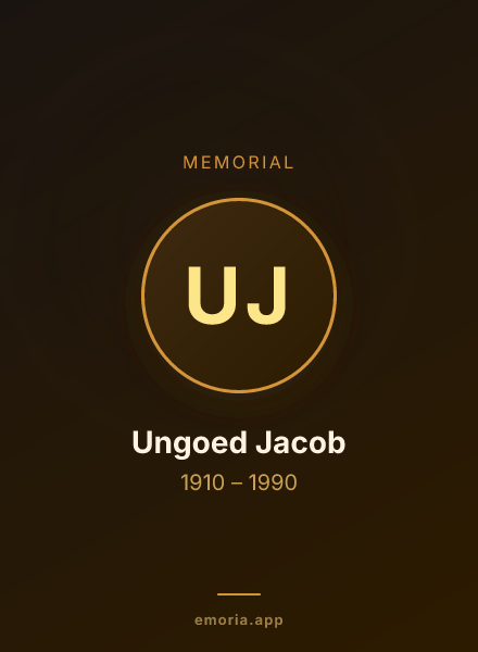 Memorial portrait of Ungoed Jacob