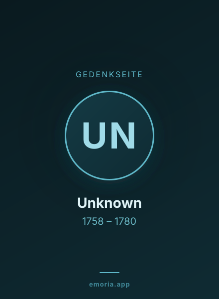 Gedenkportrait von Unknown