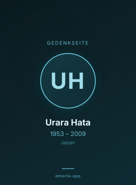 Gedenkportrait von Urara Hata