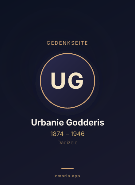 Gedenkportrait von Urbanie Godderis